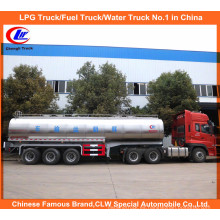 30t Skin Milk Trailer en 8000gal Bulk Milk Tanker Trailer